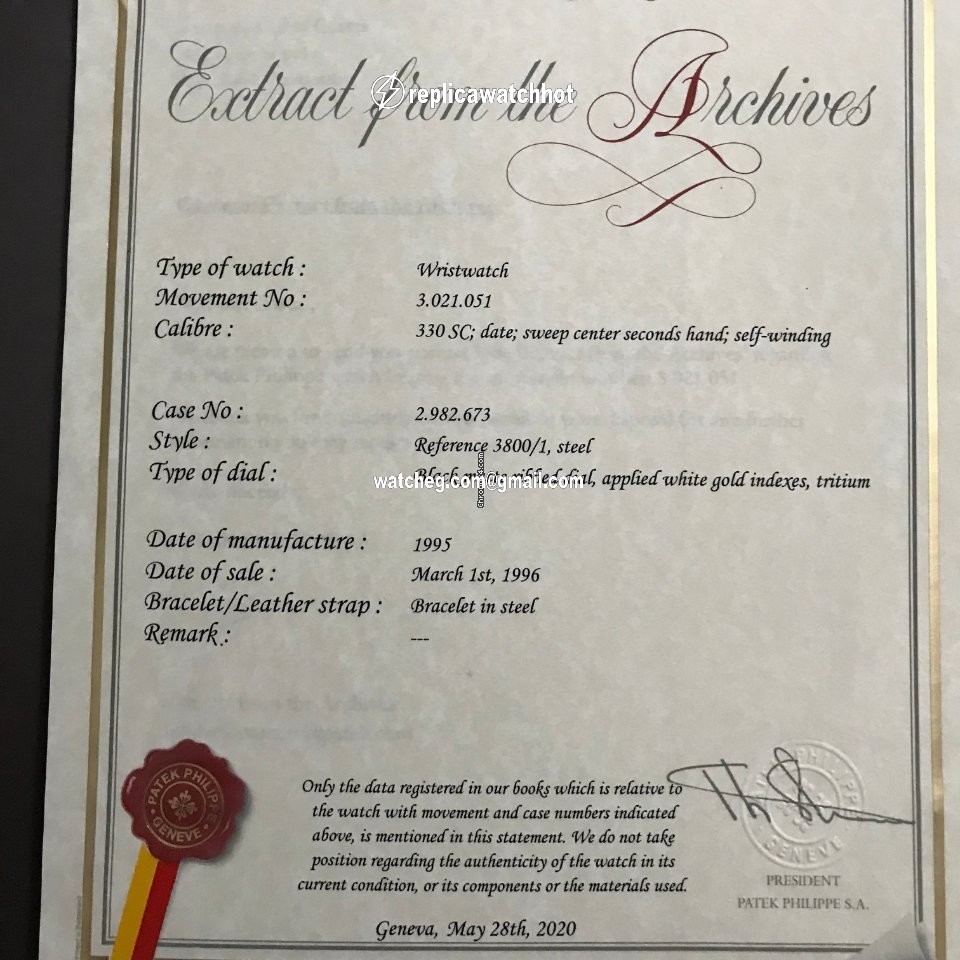 Patek Philippe Nautilus Mens watch Unisex Automatic Steel 3800 1A-010 4