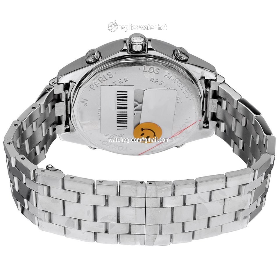 Jacob & Co. Five Time Zone Mens watch Unisex Quartz Steel JC30P 4
