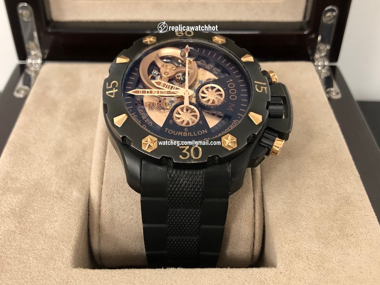 Zenith Defy El Primero Mens watch Unisex Automatic Titanium 96.0528.4035 21.M528 4