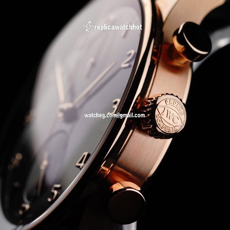IWC Portuguese Chronograph Mens watch Unisex Rose gold IW3714-82 4