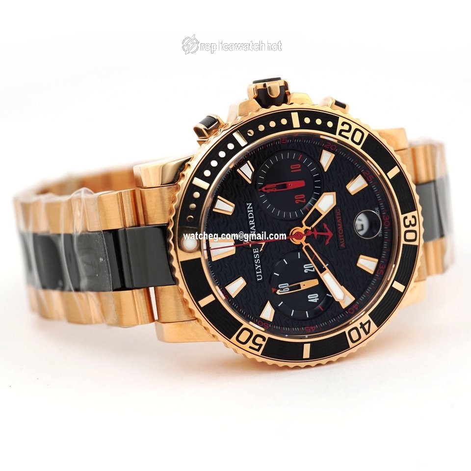 Ulysse Nardin Maxi Marine Diver Mens watch Unisex Automatic Rose gold 8006-102-8C 926 4