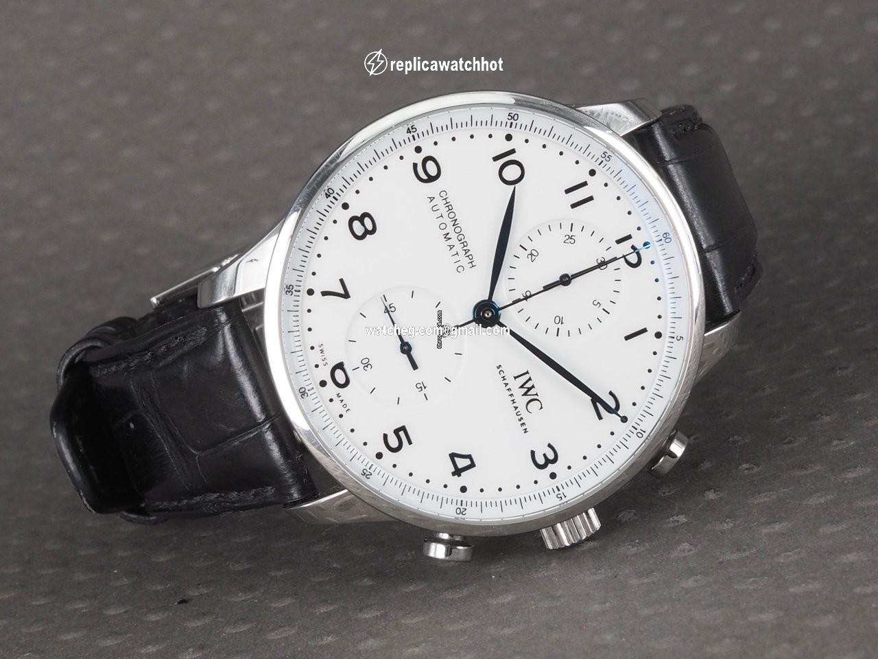 IWC Portuguese Chronograph Mens watch Unisex Automatic Steel IW371602 4
