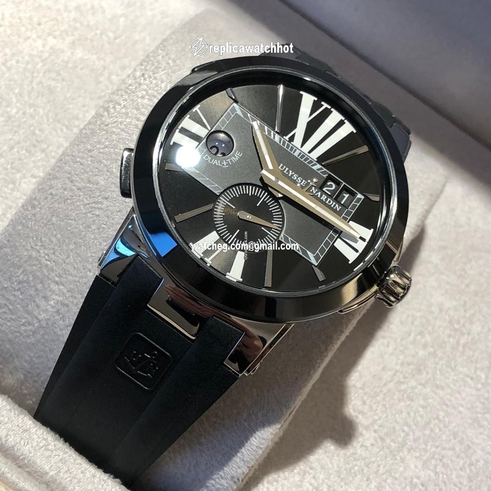 Ulysse Nardin Executive Dual Time Mens watch Unisex Automatic Steel 243-00 421 4