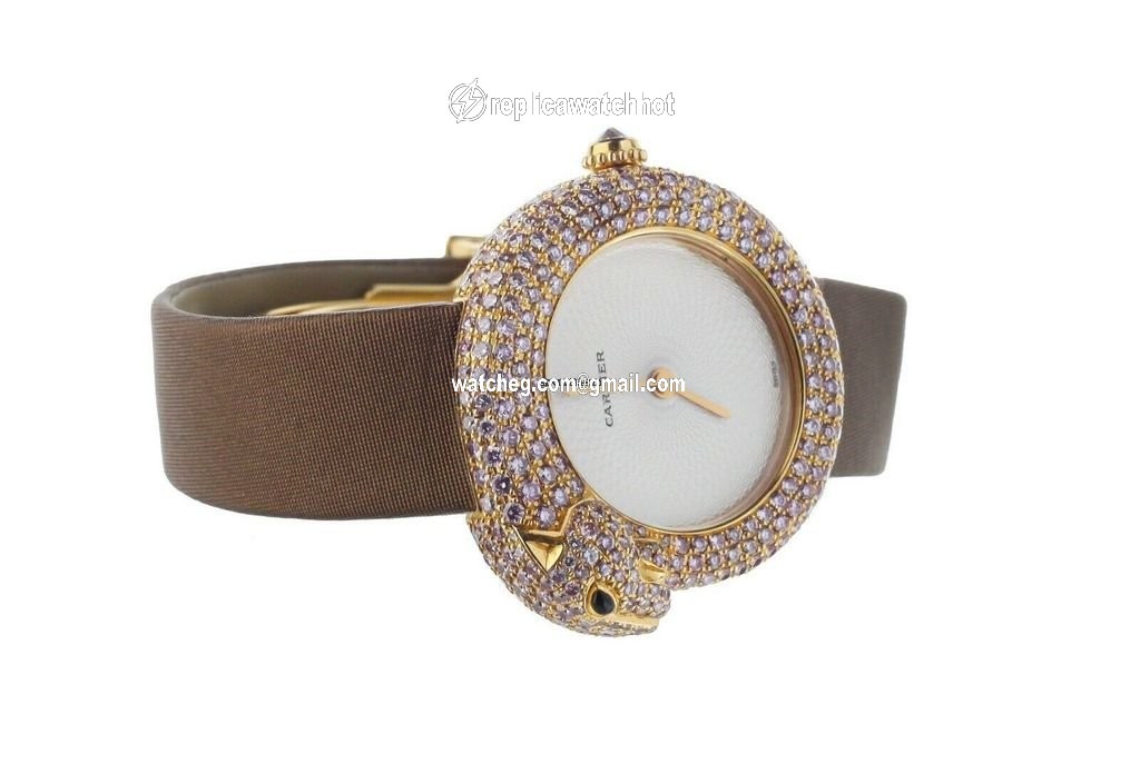 Cartier Panthere Mens watch Unisex Quartz Rose gold 2445 4