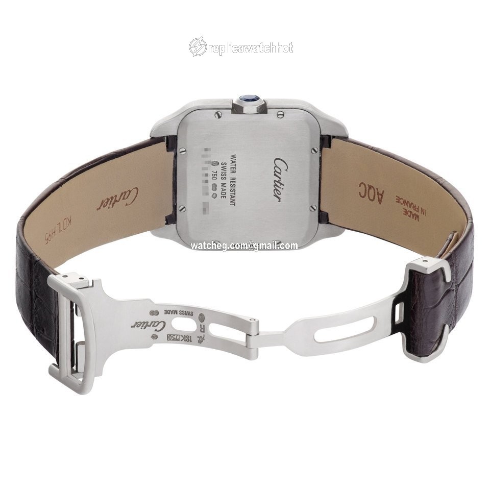 Cartier Santos Dumont Quartz White gold W2009451 4