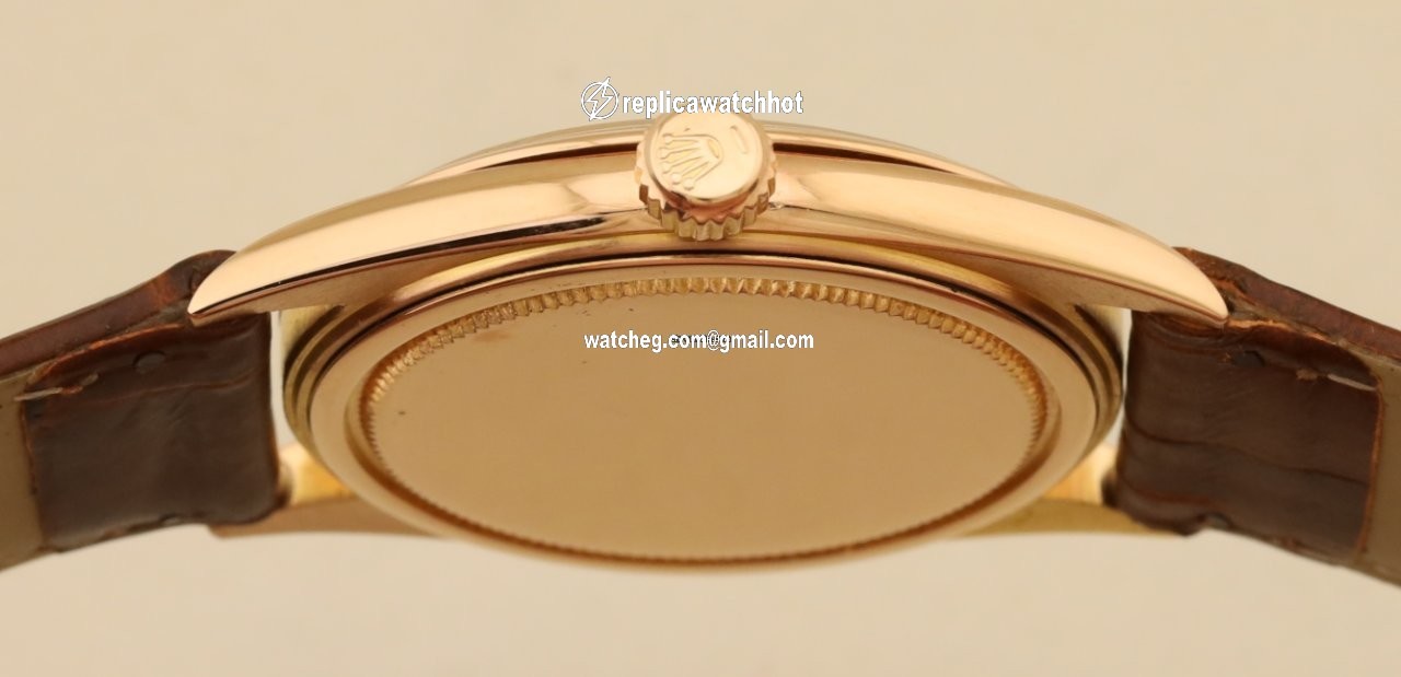 Rolex Oyster Mens watch Unisex Red gold Manual winding 6512 4