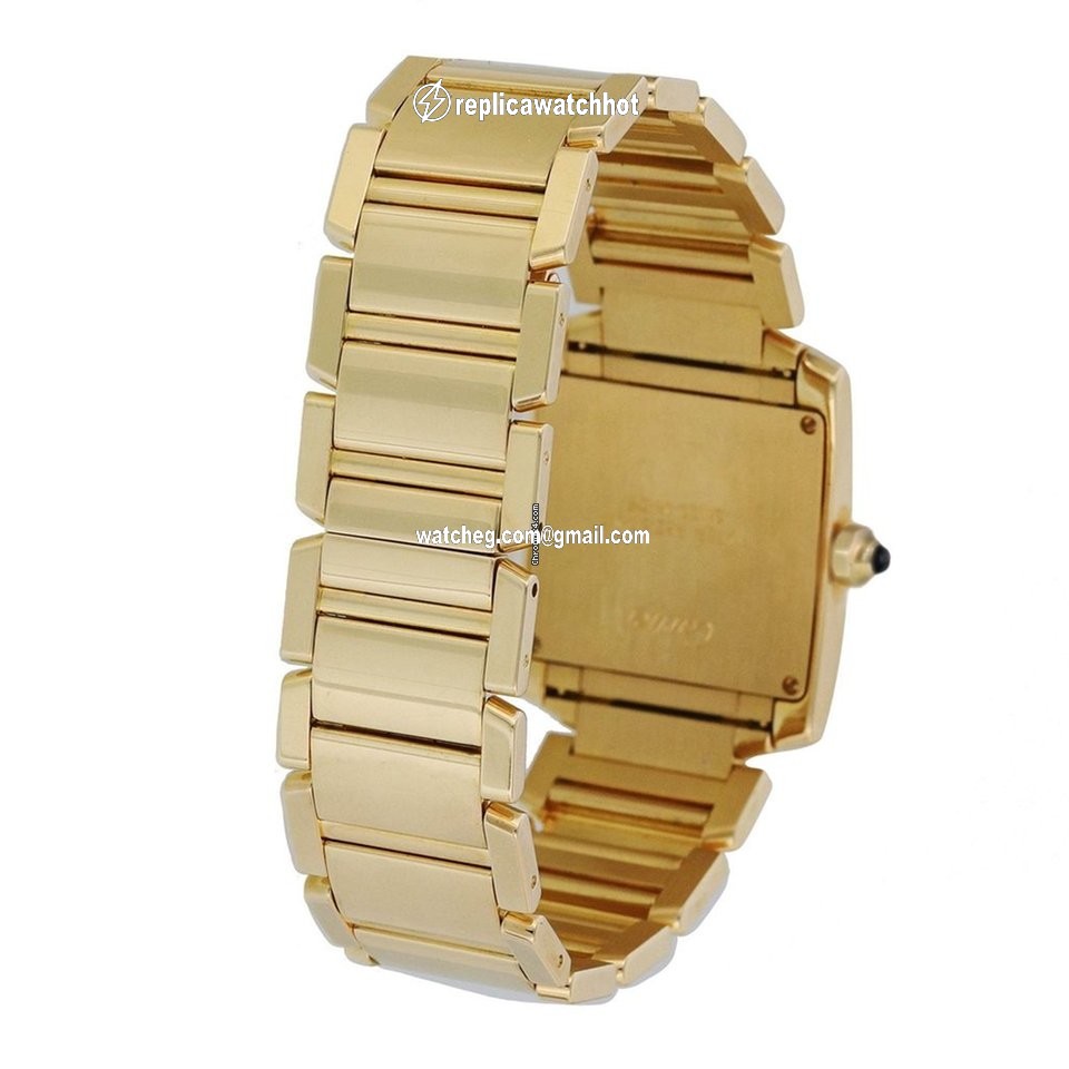 Cartier Tank Francaise Womens watch Quartz Yellow gold 1820 4