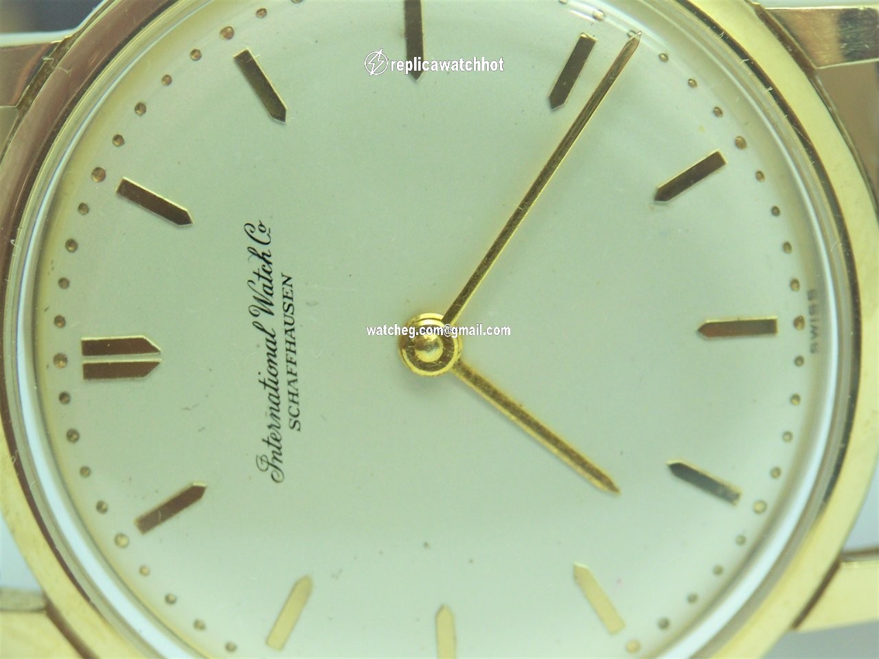 IWC Mens watch Unisex Manual winding Yellow gold R1205 4