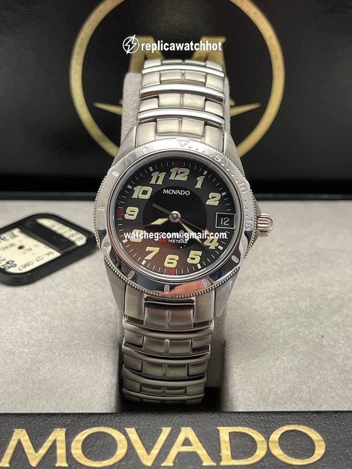 Movado Kingmatic Mens watch Unisex Automatic Steel 84-D7-867 ser. 3723222 4
