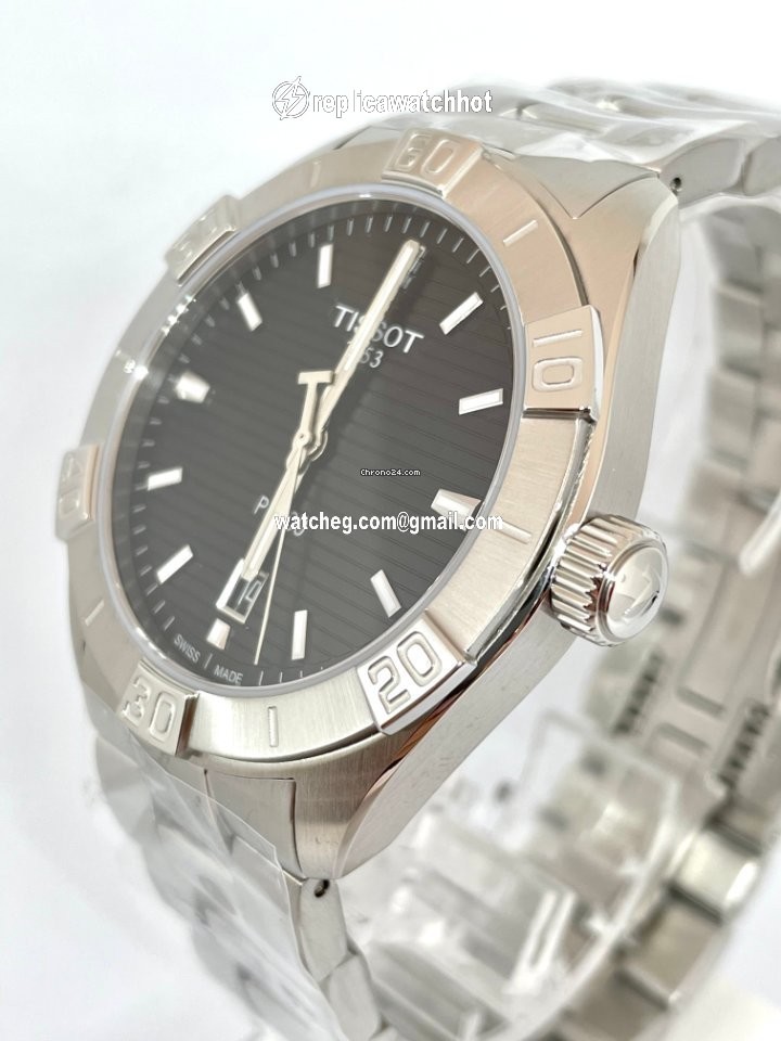 Tissot PR 100 Mens watch Unisex Quartz Steel T101.610.11.051.00 4
