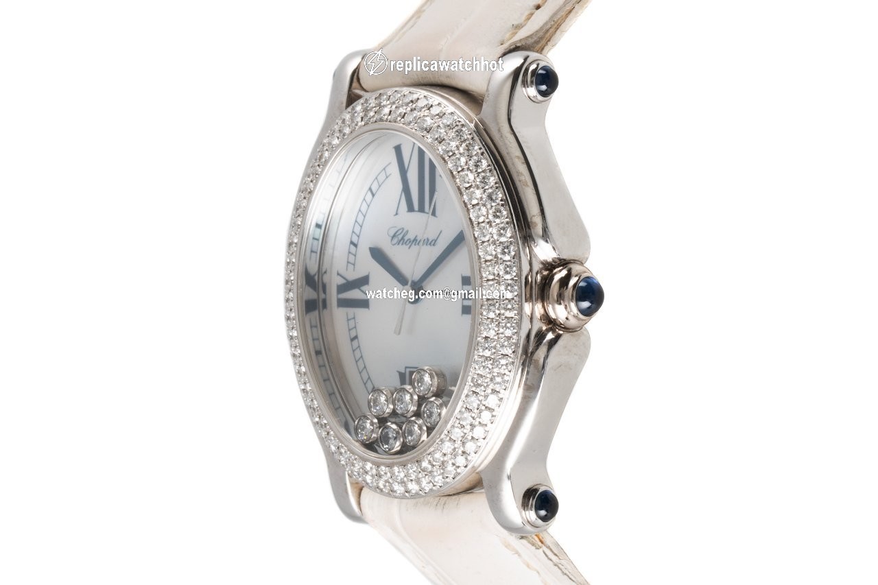 Chopard Happy Sport Womens watch Quartz White gold 27 7012-23 4
