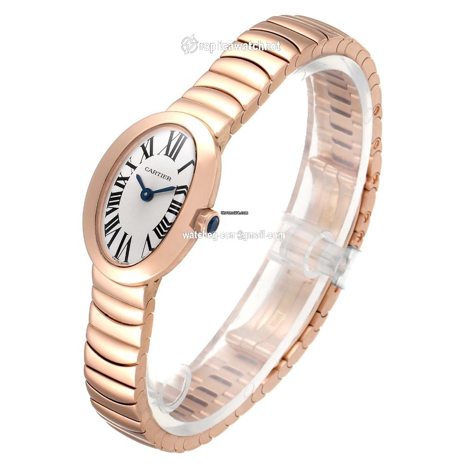 Cartier Baignoire Womens watch Quartz Rose gold W8000015 4