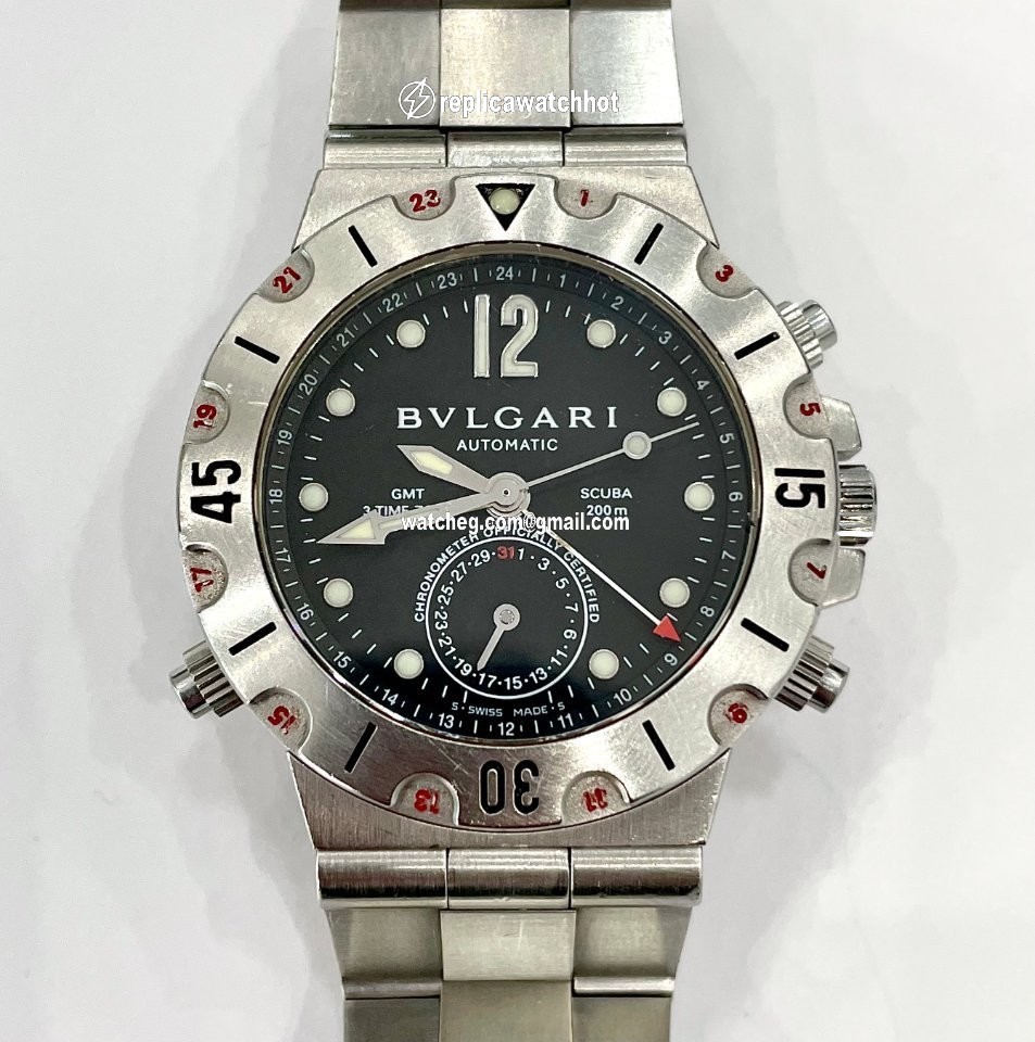 Bulgari Diagono Mens watch Unisex Automatic Steel SD38SGMT 4
