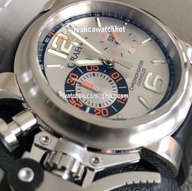 Graham Chronofighter Oversize Mens watch Unisex Automatic Steel 20VAS 4