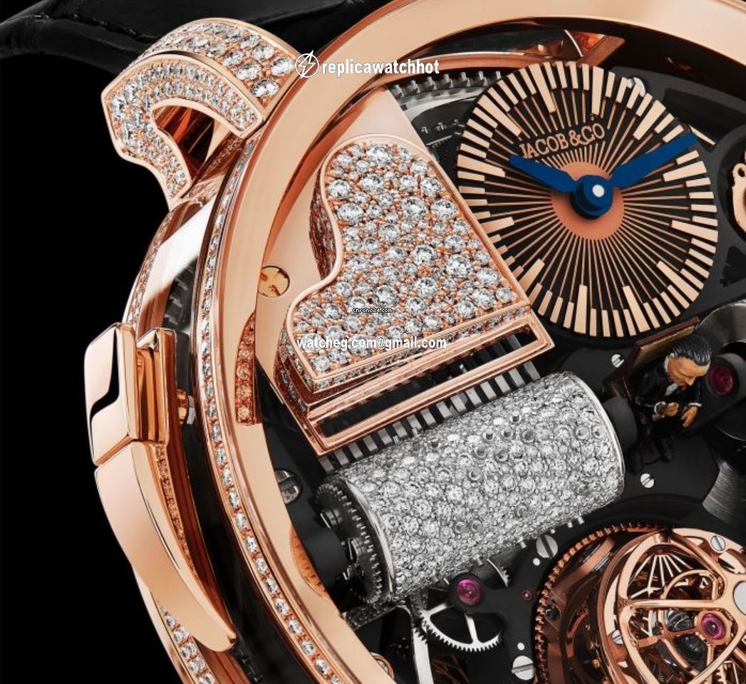 Jacob & Co. Mens watch Unisex Manual winding Rose gold OP810.40.RD.UA.ABALA 4