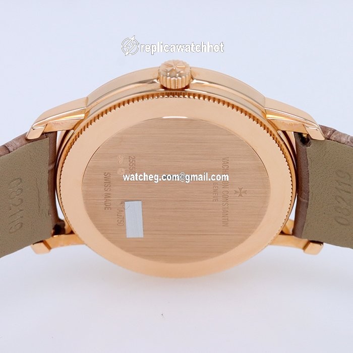 Vacheron Constantin Patrimony Quartz Rose gold 25558 000R-9759 4
