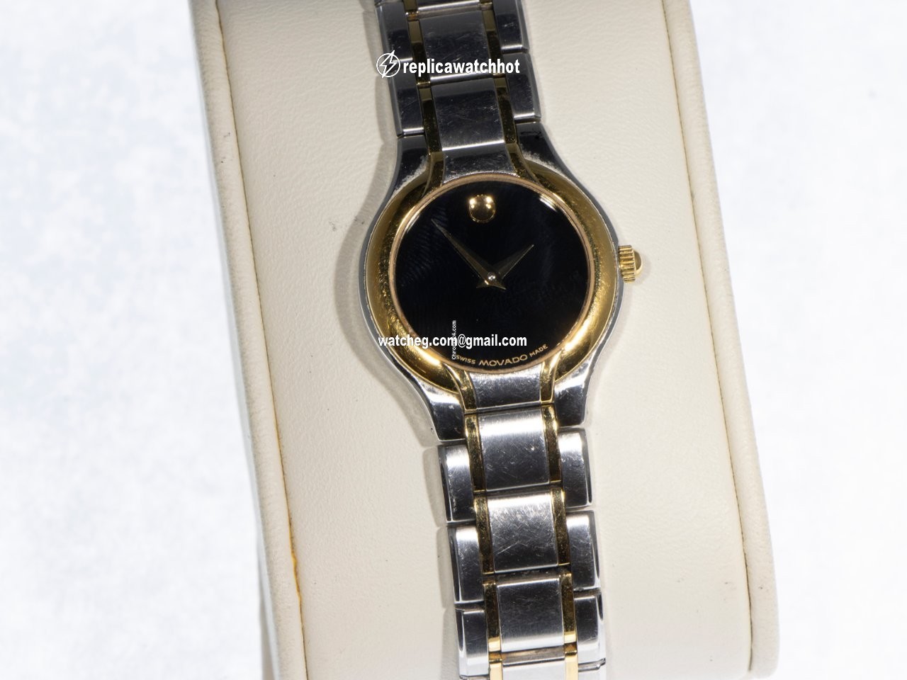 Movado Vizio Womens watch Quartz Gold Steel 4736250 4