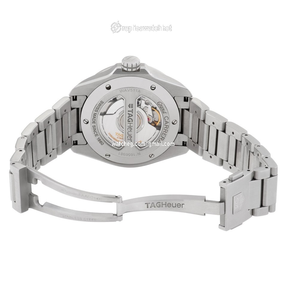 TAG Heuer Grand Carrera Mens watch Unisex Automatic Steel WAV511A 4