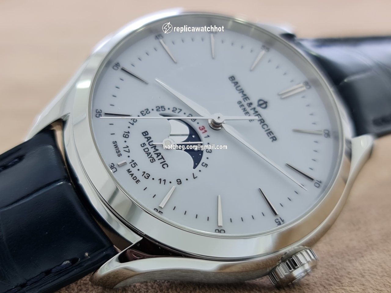 Baume & Mercier Mens watch Unisex Automatic Steel M0A10549 4