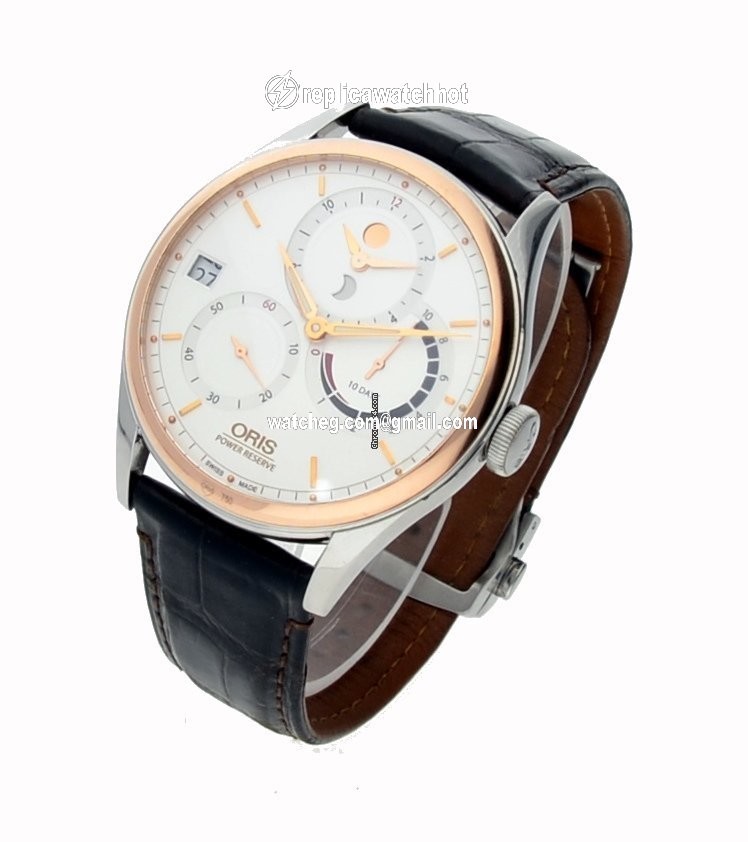 Oris Artelier Calibre 112 Mens watch Unisex Manual winding Gold Steel 01 112 7726 6351-Set 1 23 73FC 4