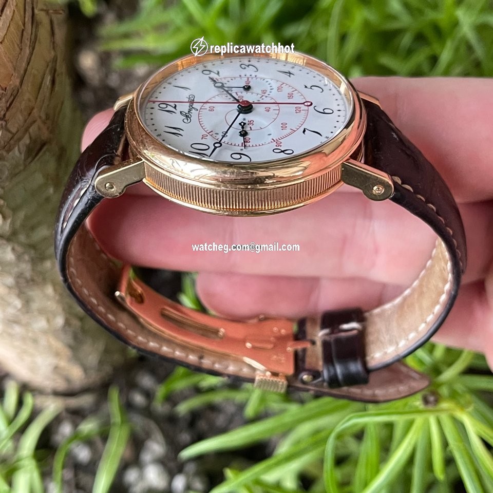 Breguet Classique Mens watch Unisex Manual winding Rose gold 5247BR 12 9V6 4