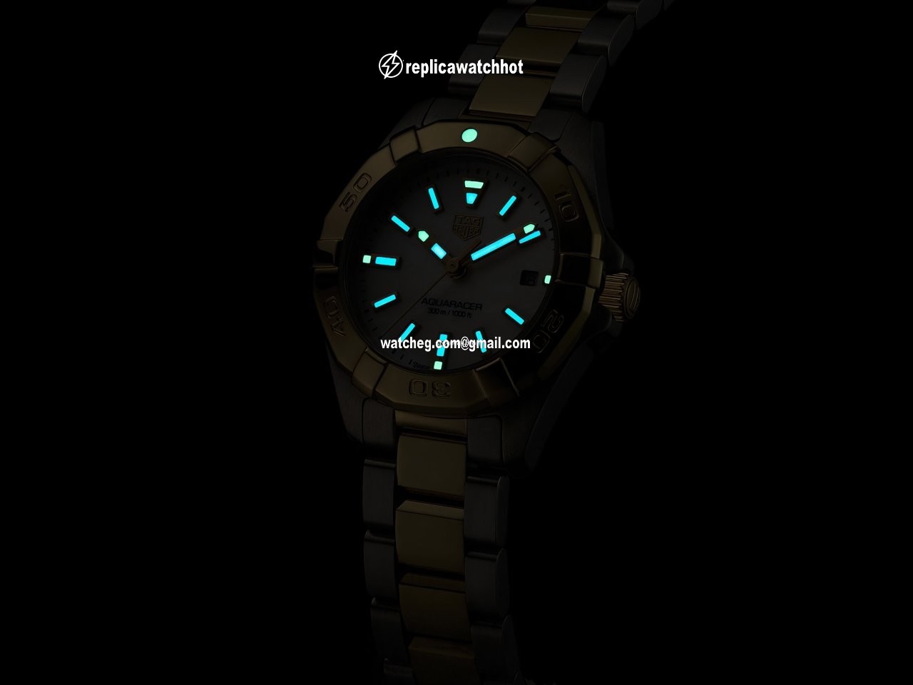 TAG Heuer Aquaracer Lady Womens watch Quartz Gold Steel WBD1420.BB0321 4