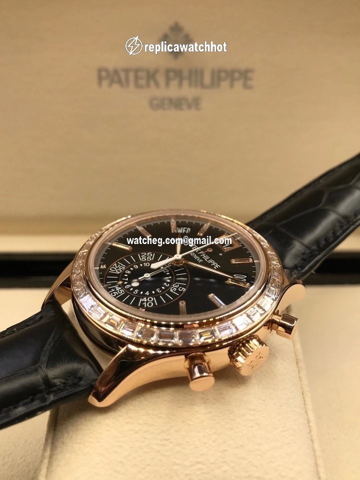 Patek Philippe Annual Calendar Chronograph Mens watch Unisex Automatic Rose gold 5961R-010 4