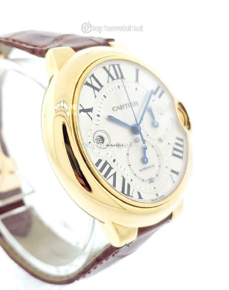 Cartier Ballon Bleu 44mm Mens watch Unisex Automatic Yellow gold W6920007 4