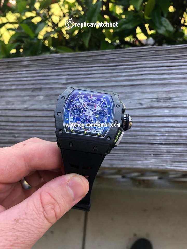 Richard Mille RM 011 Mens watch Unisex Automatic Carbon RM 11-03 NTPT 4