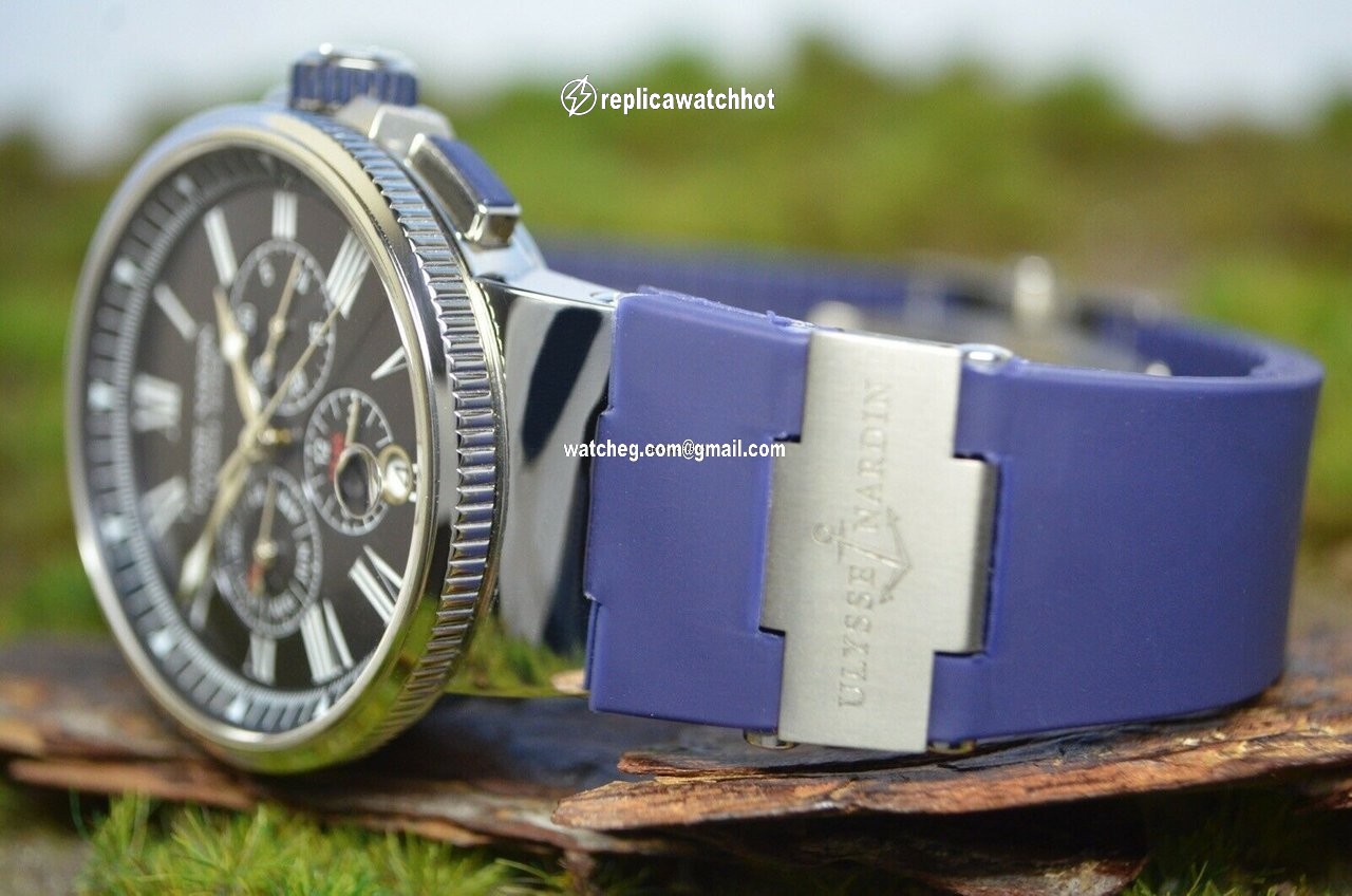 Ulysse Nardin Marine Chronograph Mens watch Unisex Automatic Steel 1533-150  Code: 6488 4