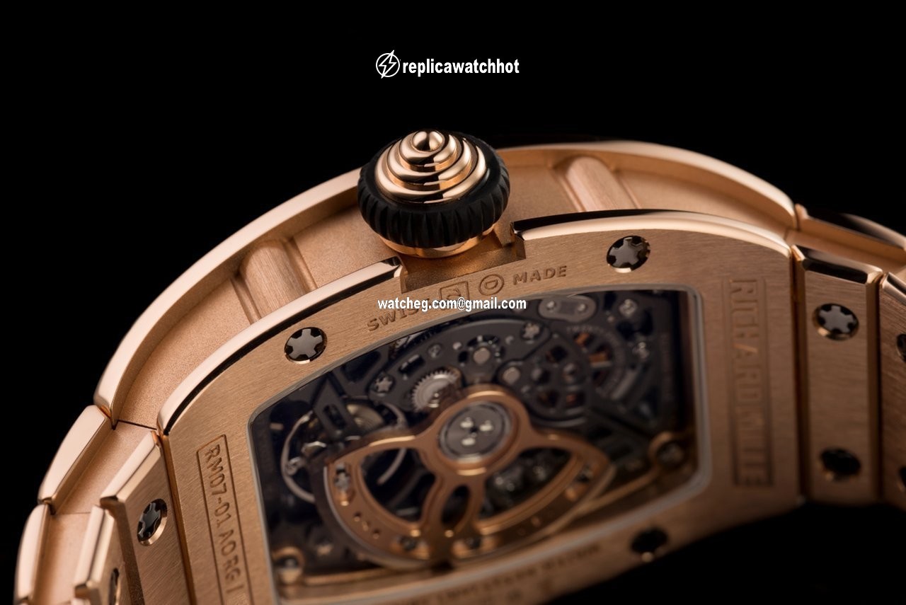 Richard Mille RM 07 Womens watch Automatic Red gold RM 07-01 4