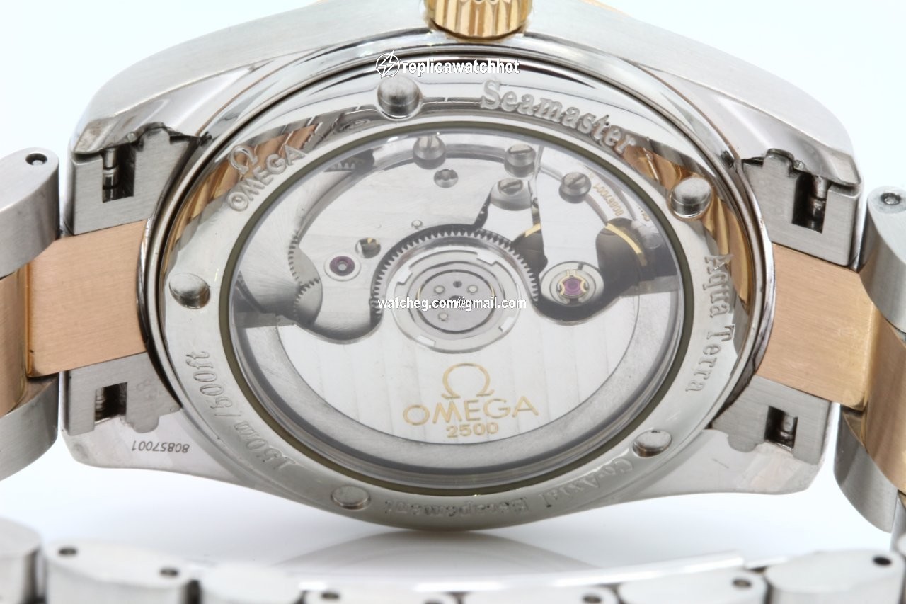 Omega Seamaster Aqua Terra Mens watch Unisex Automatic Gold Steel 2304.30.00 4