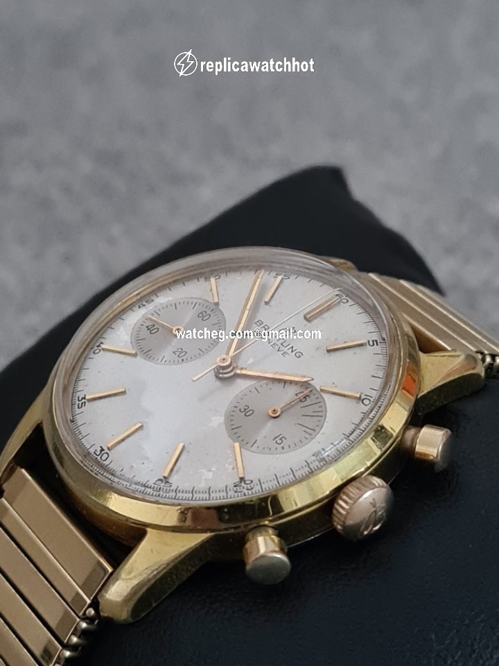 Breitling Mens watch Unisex Manual winding Gold Steel 1191 4