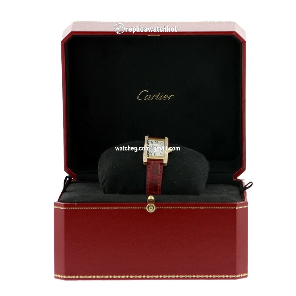 Cartier Tank Americaine Womens watch Quartz Yellow gold 2489 - WJTA0003 4