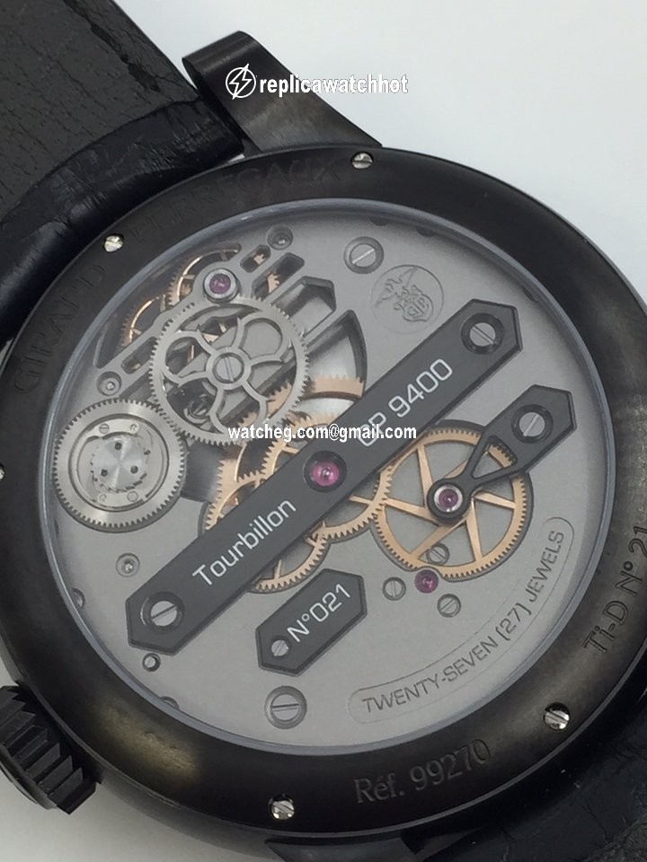 Girard Perregaux Bridges Mens watch Unisex Automatic Titanium 99270-21-000-BA6A 4