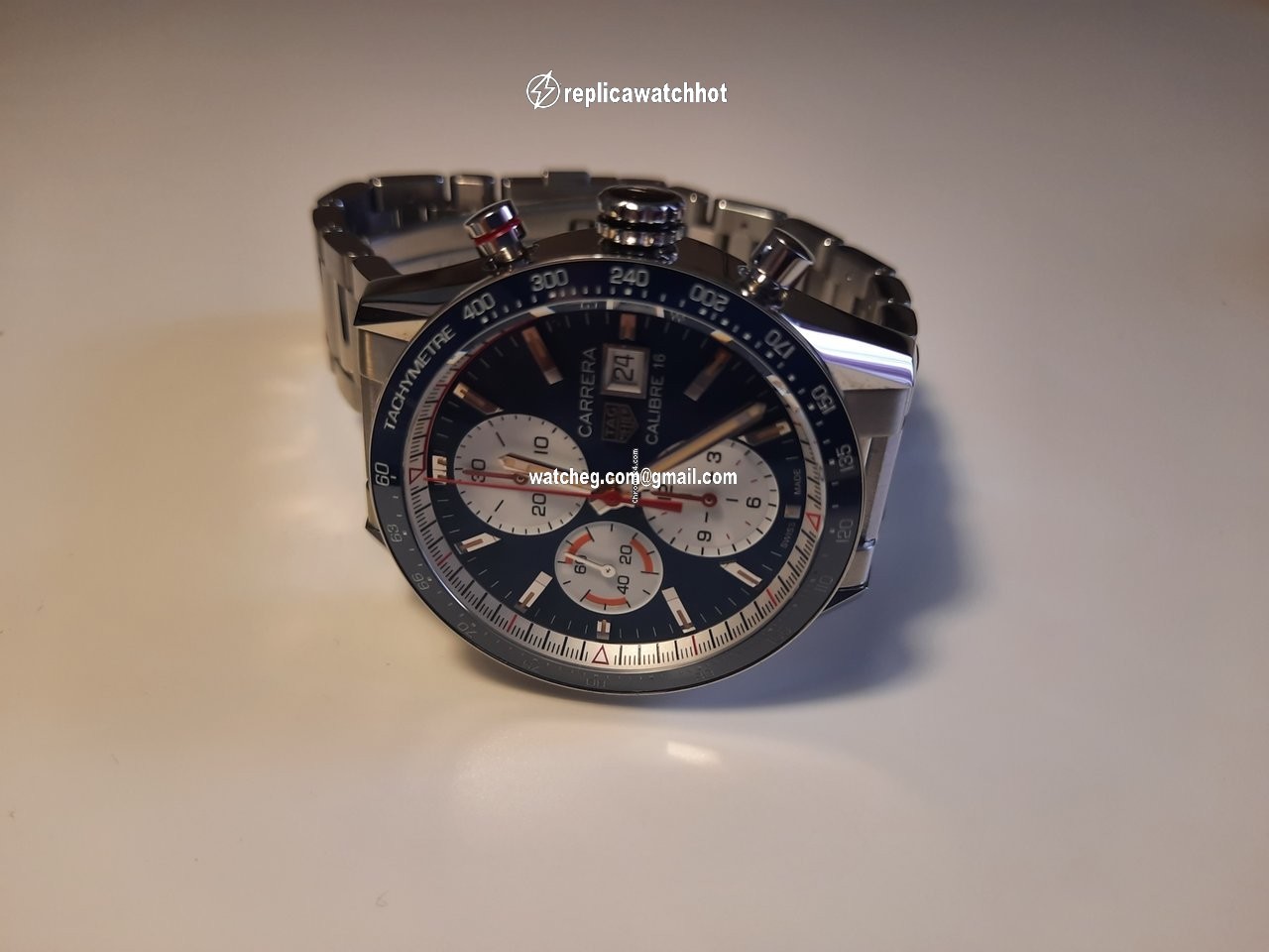 TAG Heuer Carrera Calibre 16 Mens watch Unisex Automatic Steel WUW3504 4