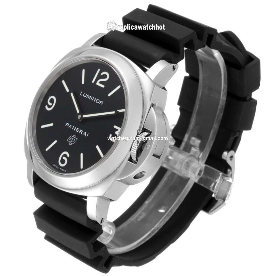 Panerai Luminor Base Logo Mens watch Unisex Manual winding Steel PAM00000 4