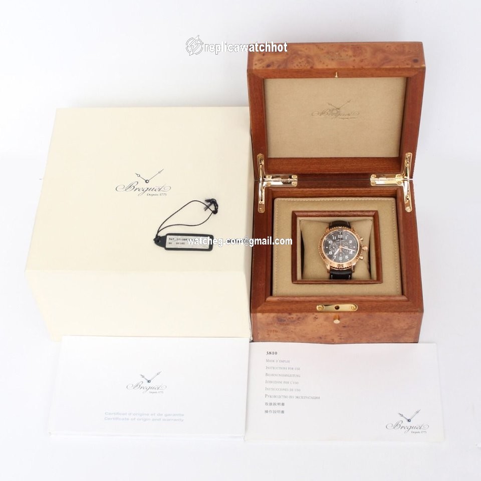 Breguet Type XX - XXI - XXII Mens watch Unisex Automatic Rose gold 3810BR 4