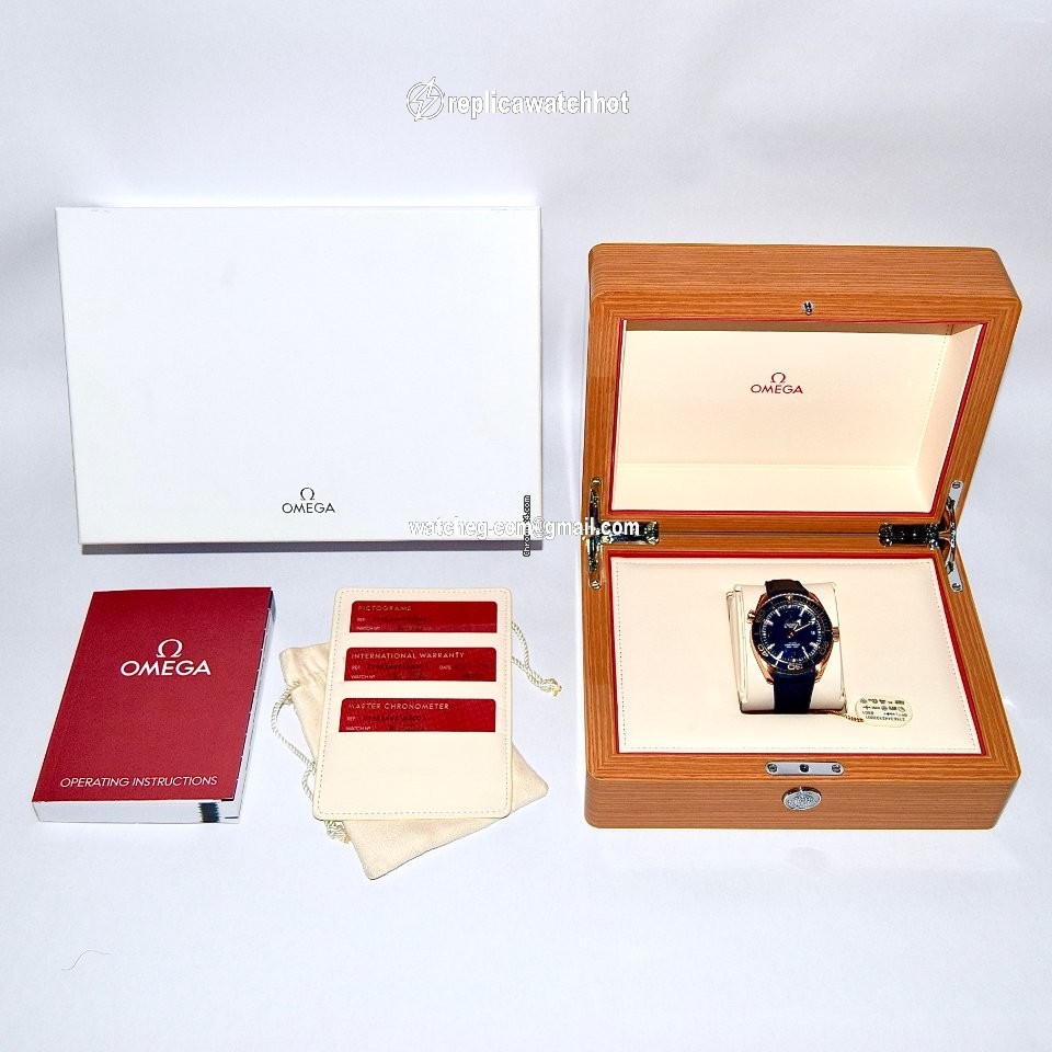 Omega Seamaster Planet Ocean Mens watch Unisex Automatic Rose gold 215.63.44.21.03.001 4