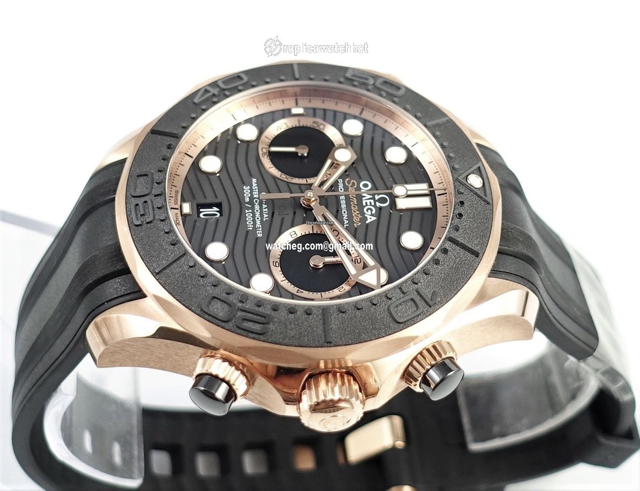 Omega Seamaster Diver 300 M Mens watch Unisex Automatic Rose gold 210.62.44.51.01.001 4