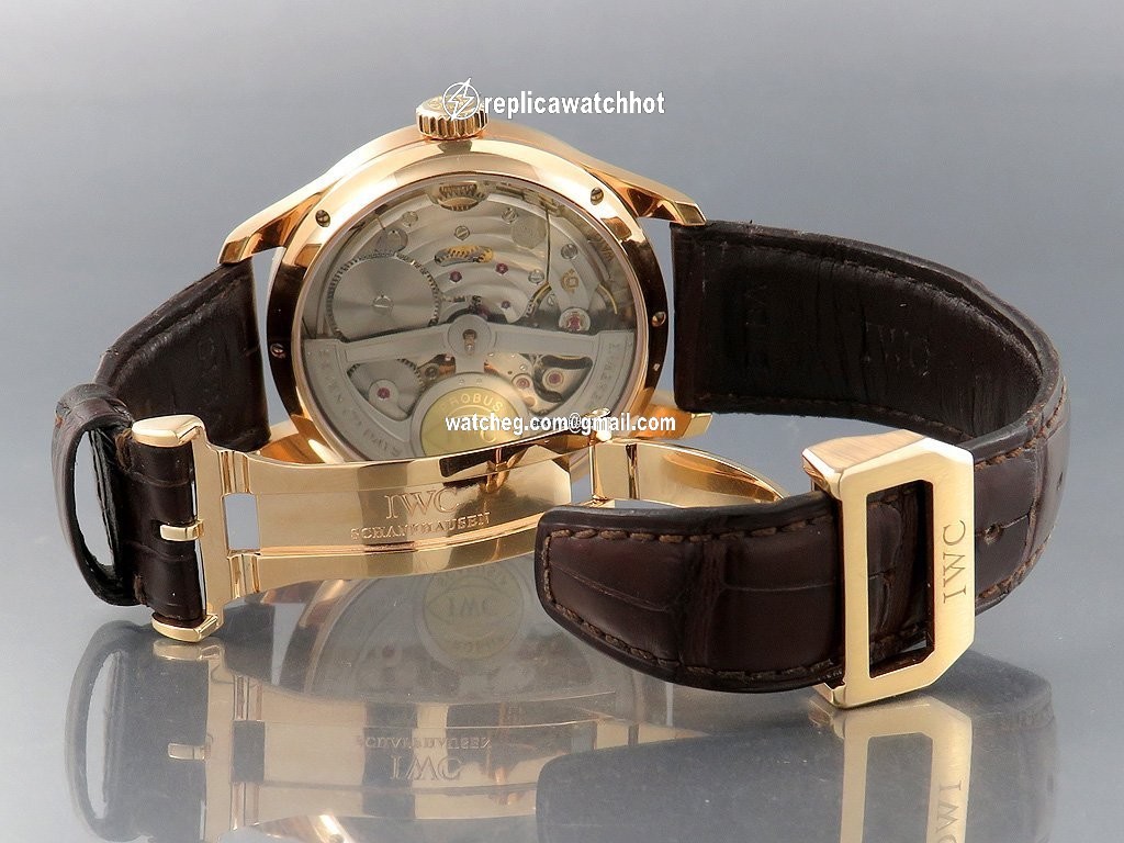 IWC Portuguese Perpetual Calendar Mens watch Unisex Automatic Rose gold IW502122 4