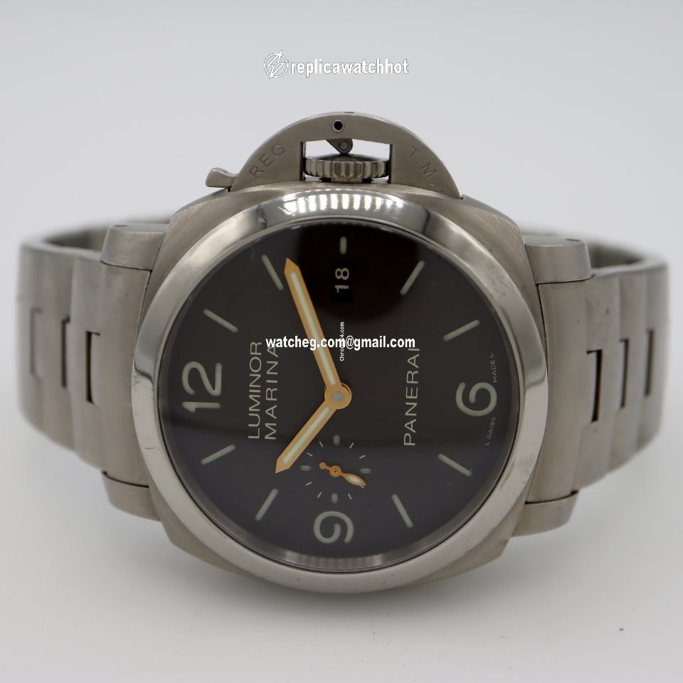 Panerai Luminor Marina 1950 3 Days Automatic Mens watch Unisex Automatic Titanium PAM 00352 4