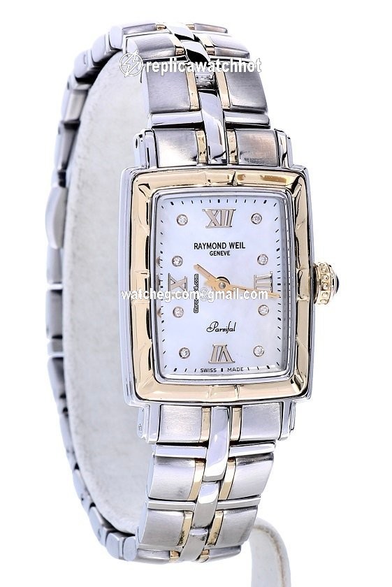Raymond Weil Parsifal Womens watch Quartz Gold Steel 9740-STG-00995 4