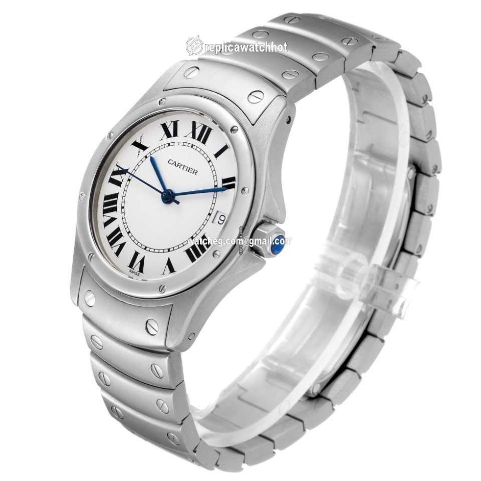 Cartier Santos Mens watch Unisex Automatic Steel 1920 4