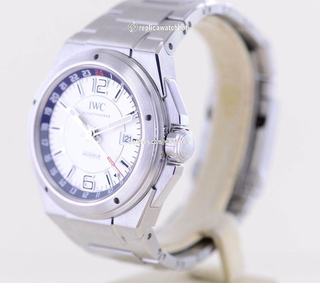 IWC Ingenieur Dual Time Mens watch Unisex Automatic Steel IW324404 4