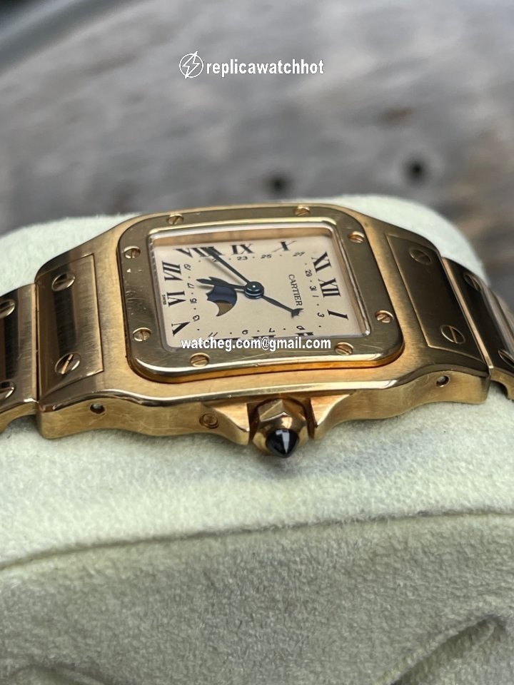 Cartier Santos Womens watch Quartz Yellow gold 819901 4