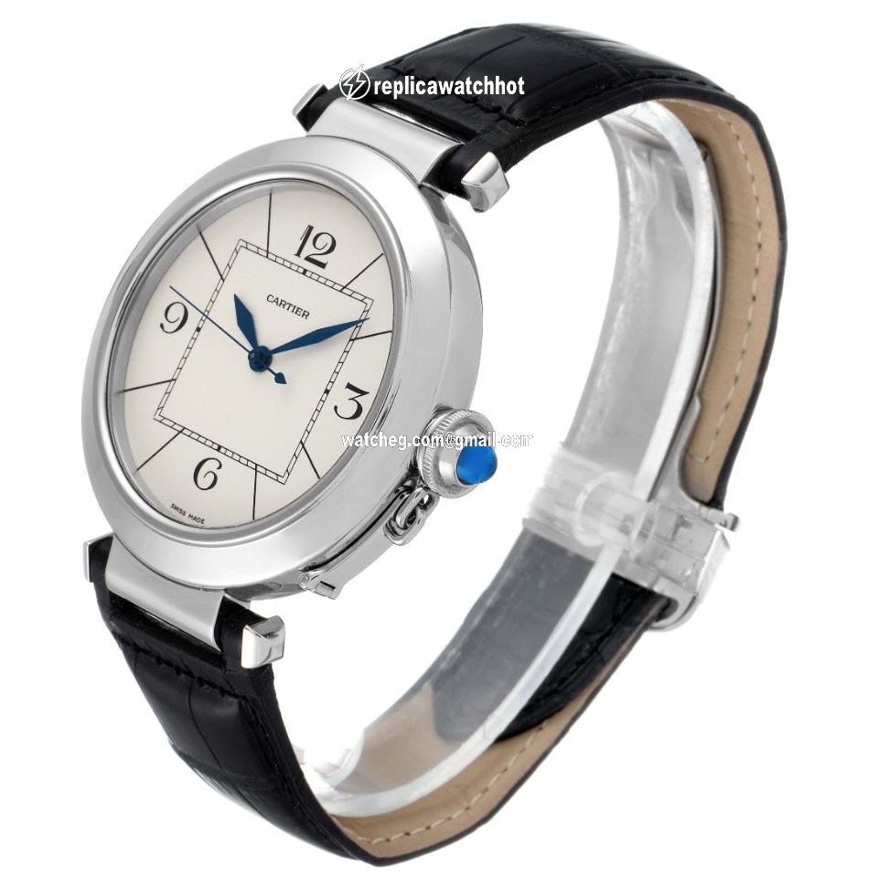 Cartier Pasha Mens watch Unisex Automatic Steel W3107255 4