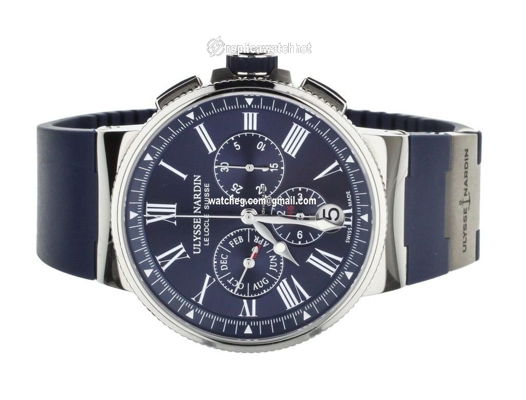 Ulysse Nardin Marine Chronograph Mens watch Unisex Automatic Steel 1533-150 4