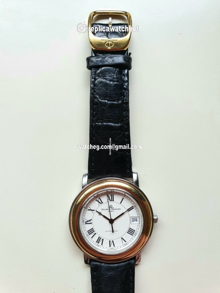 Baume & Mercier Mens watch Unisex Automatic Gold Steel 3137.018 4
