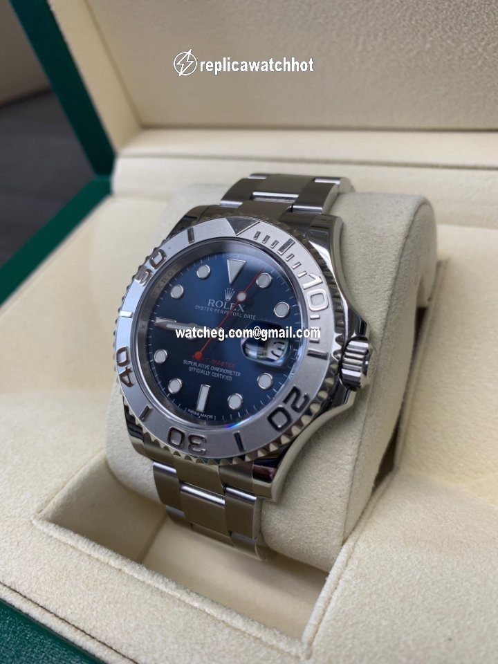Rolex Yacht-Master 40 Mens watch Unisex Platinum Automatic 116622 Blue 4